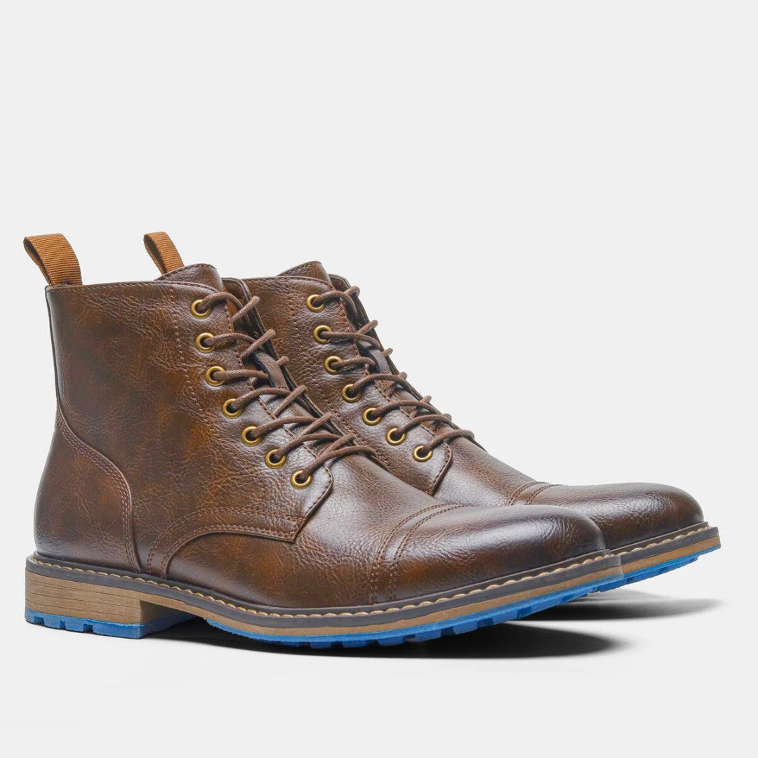 BlueSole - Lace-up Leather Boots